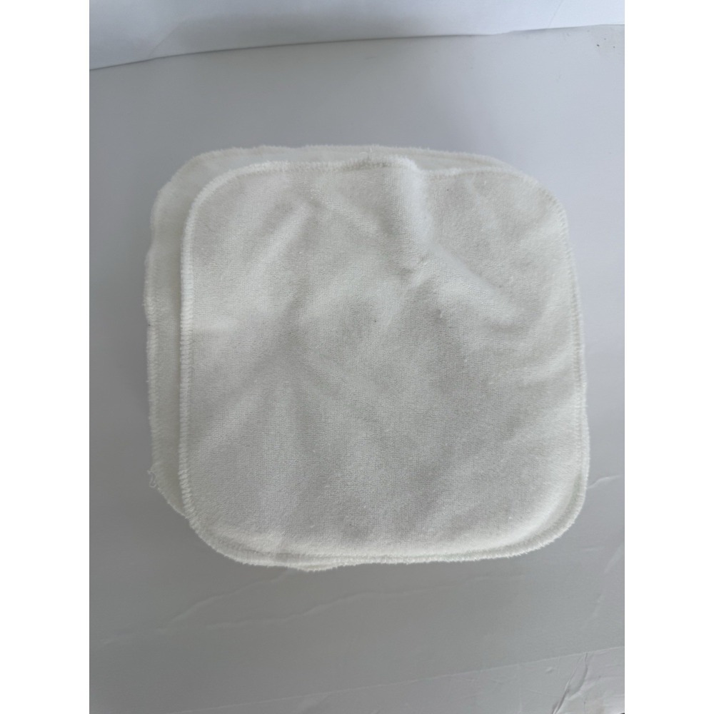 GroVia 24 Reusable Cloth Baby Wipes White Soft Washcloths Cloth Diaper Wipes